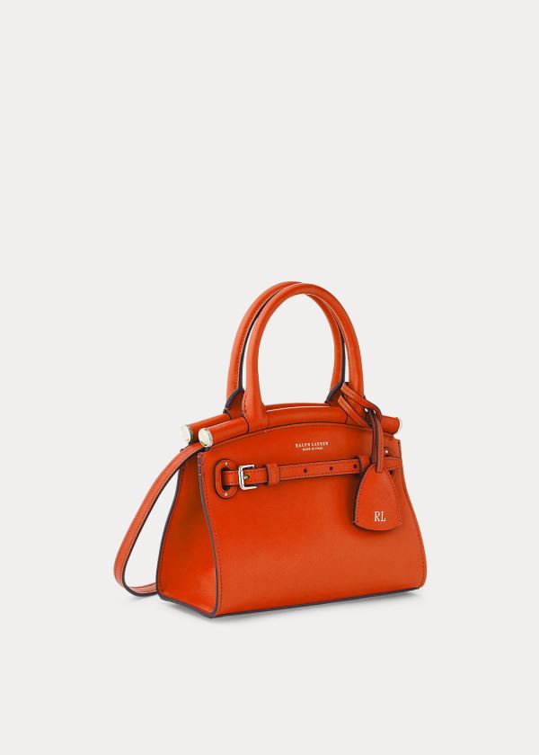 Bolsos De Mano Ralph Lauren Mujer Naranjas - Calfskin Mini RL50 - YPVZD3519